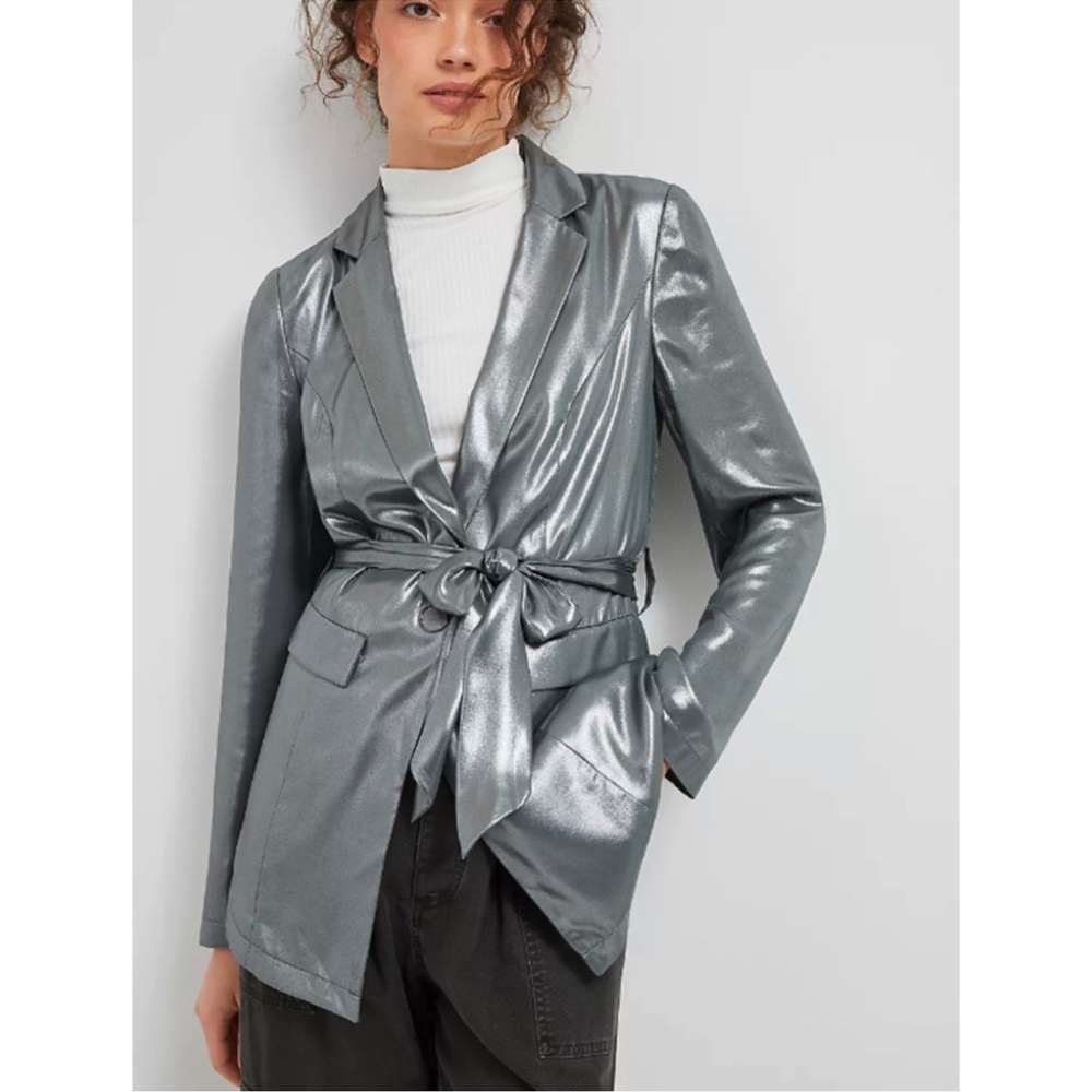 Maeve Metallic Blazer